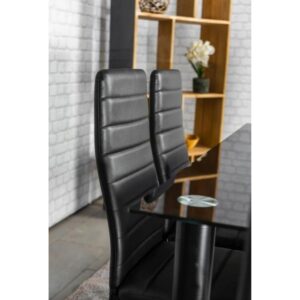 Round glass dining table set perfect for apartments