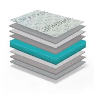 Elegant design and detailing of the mattress