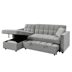 Contemporary grey sofa bed for Irish homes